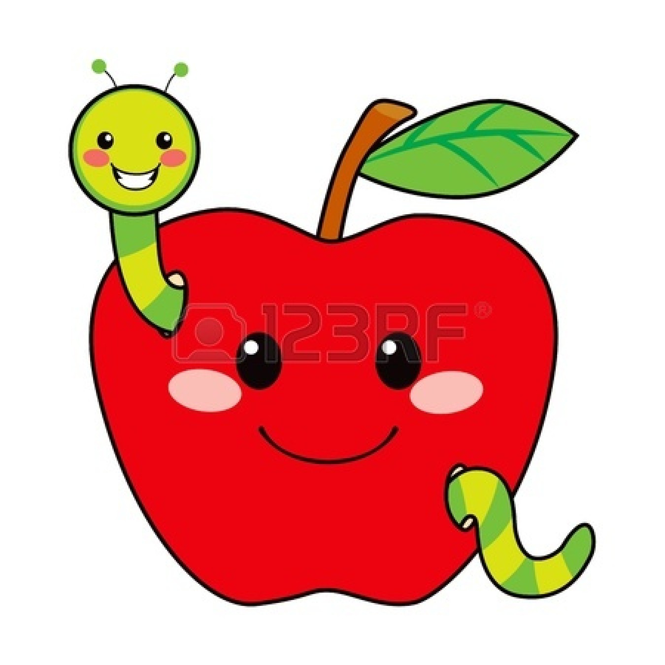 1350x1350 Apple Clipart Cute Green
