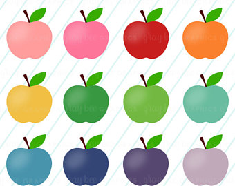 340x270 Apples Clip Art Etsy