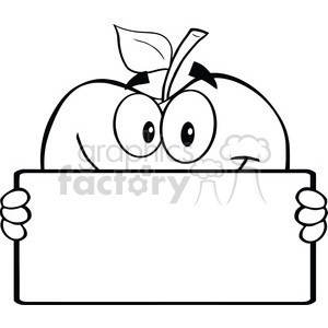 300x300 Royalty Free 6537 Royalty Free Clip Art Black And White Apple