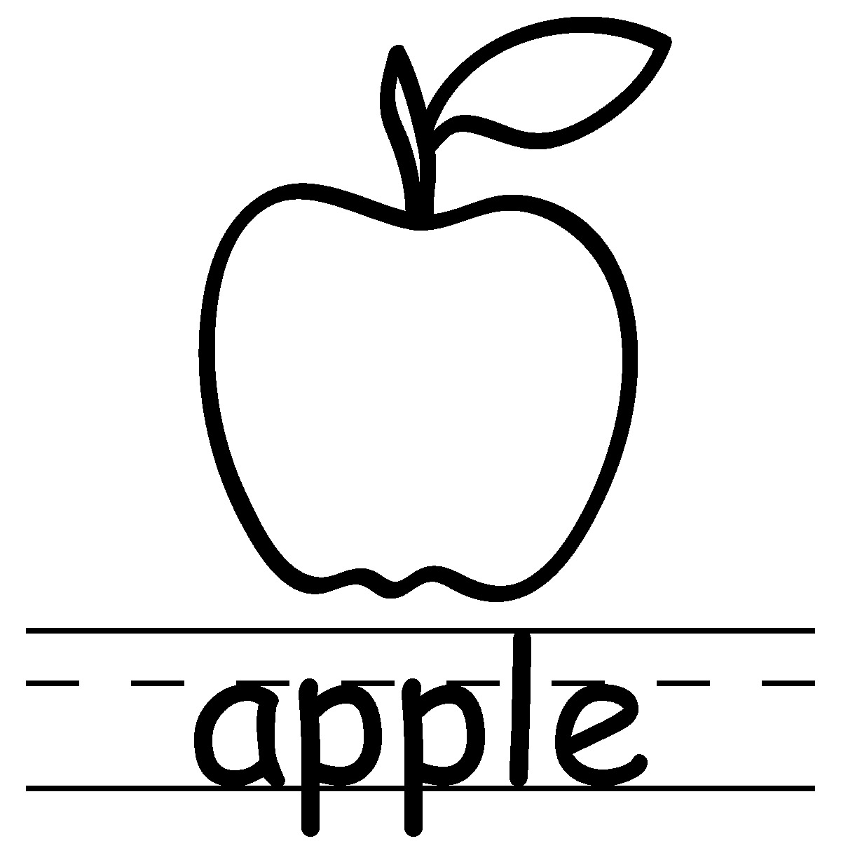 1200x1200 Apple For Pages Clipart