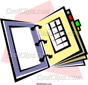 300x289 Appointment Book Vector Clip Art