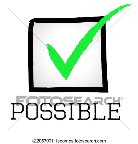450x470 Clipart Of Tick Possible Means Within Reach And Approved K22057091