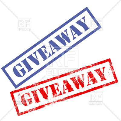 400x400 Grunge Square Stamp With Word Giveaway Royalty Free Vector Clip