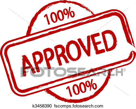 450x363 Stock Illustrations Of Approved K3458390