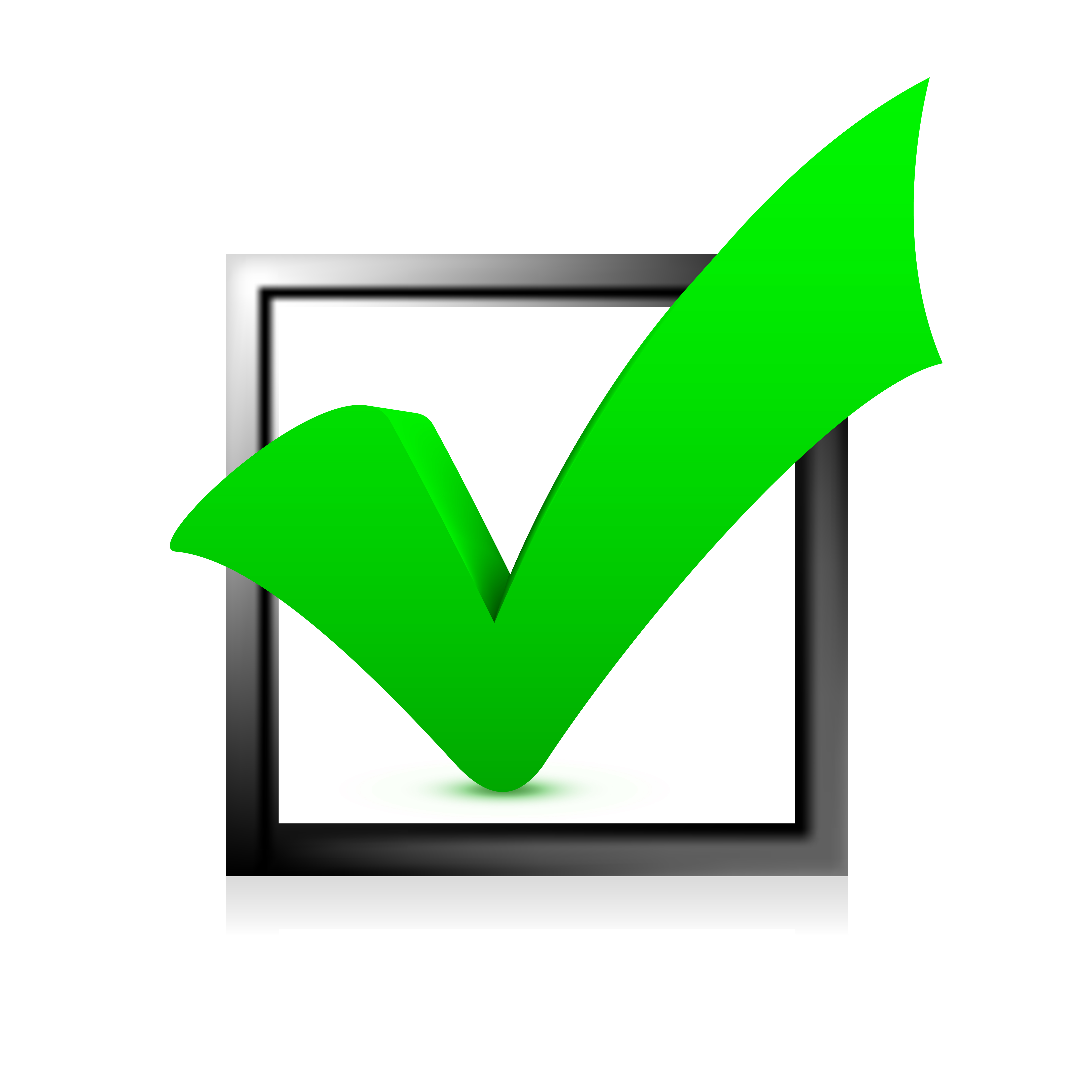 5477x5477 True Clipart Green Tick