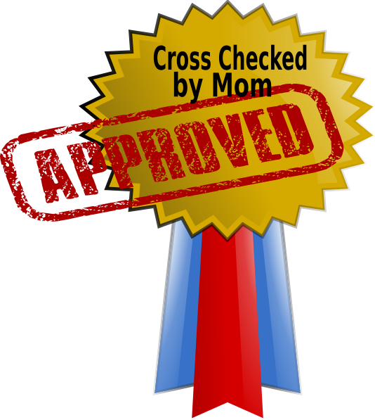 534x597 Approved By Mom Clip Art