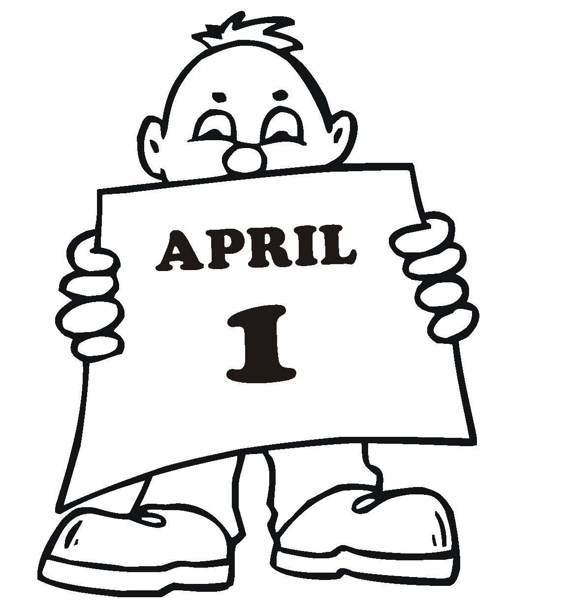 1152x1240 April Fools Day 2017 Clipart, Sketch Amp Drawing Activities Ideas