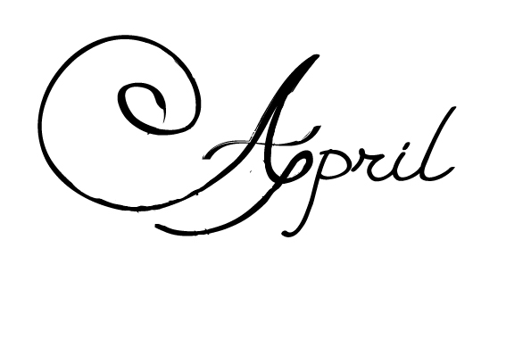 567x408 April Showers Sketch Pen Printable