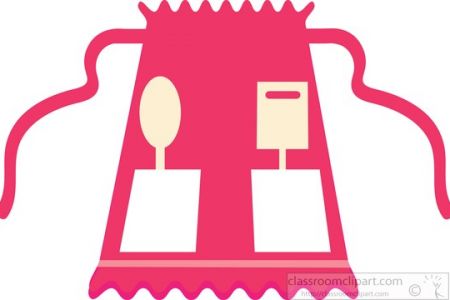 450x300 Holiday Apron Clip Art