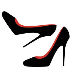 236x236 Clip Art Image Of Women's High Heeled Shoe High Heel Shoes