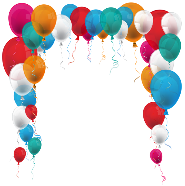 596x600 Arch Clipart Balloons Party