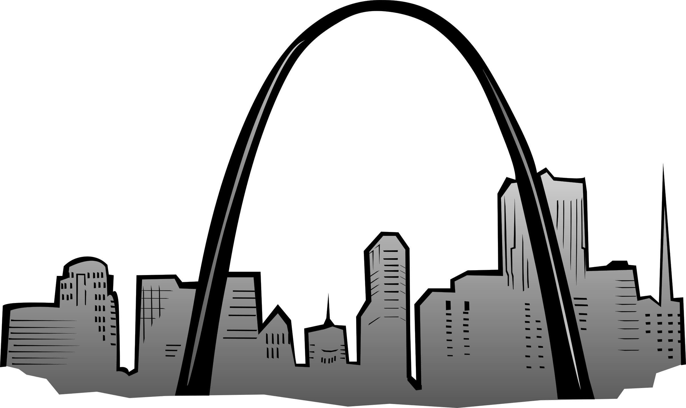 2400x1430 Arch Clipart St Louis Arch