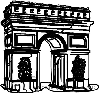 350x327 Top 90 Arc De Triomphe Clip Art