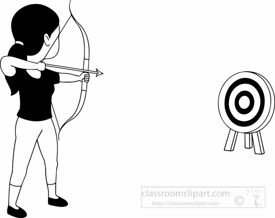 550x436 Men Clipart Archery
