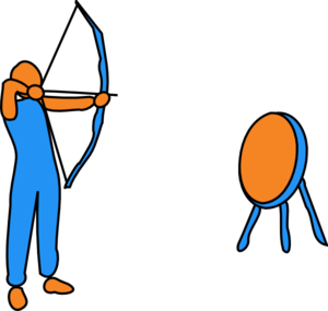 300x285 Archery Clip Art