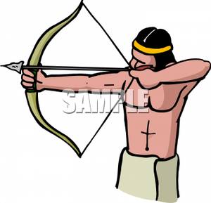 300x289 India Clipart Archery