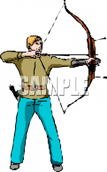 219x350 Men Clipart Archery
