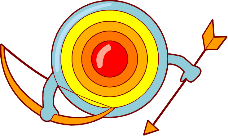 736x438 Free Cartoon Archery Target Clip Art Image From Free Clip