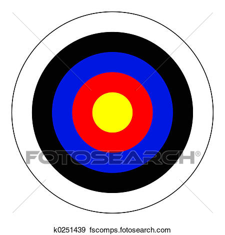 450x470 Stock Illustration Of Bullseye K0251439