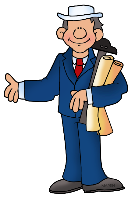 443x648 Architecture Clip Art By Phillip Martin, Modern Architect Frank