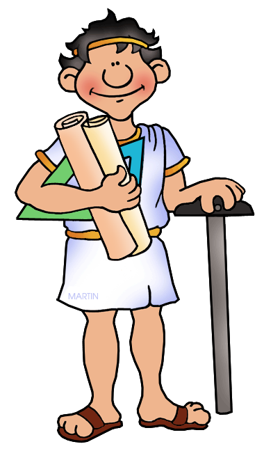 380x648 Architecture Clip Art By Phillip Martin, Roman Architect