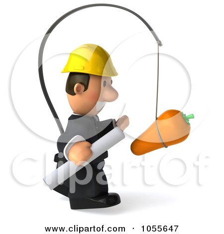 450x470 Royalty Free (Rf) Architect Guy Clipart, Illustrations, Vector