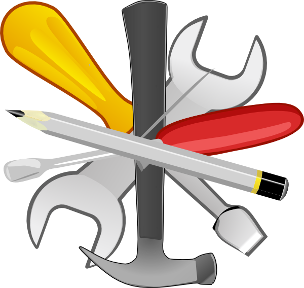 600x568 5 Tools Clip Art