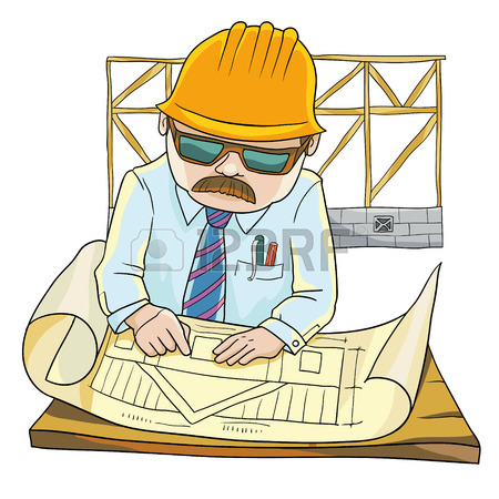 450x450 Architects On A Construction Site Royalty Free Cliparts, Vectors