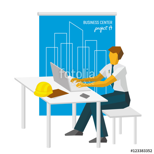 500x500 Desk Clipart Architect