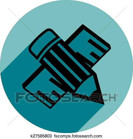 450x470 Clipart Of Industrial Professional Work Tools, Engineering Pencil