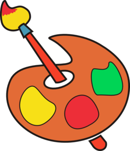 258x299 Art Palette Clip Art