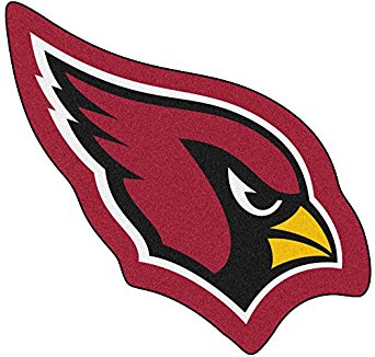 342x326 Fanmats Nfl Mascot Mat, Arizona Cardinals, Approx. 36x36 Amazon