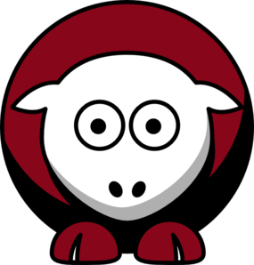 285x298 Sheep 3 Toned Arizona Cardinals Team Colors Clip Art