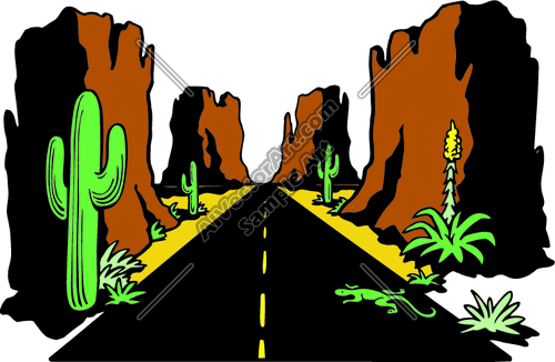 500x326 Arizona Clipart Arizona Landscape Clipart