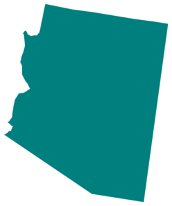249x298 Arizona Teal State Clip Art