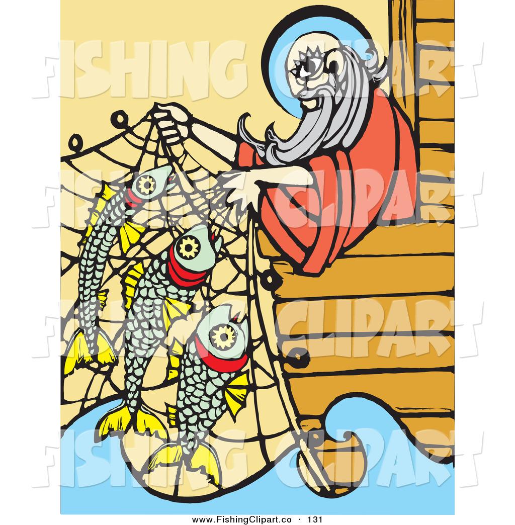 1024x1044 Cliprt Of Noah Leaning Over Hisrk's Edgend Lifting Fish In