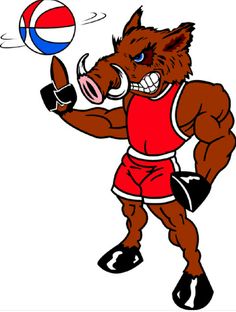 236x312 Razorback Charge Royalty Free Stock Vector Art Illustration