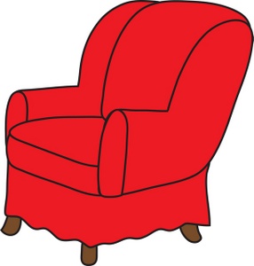 286x300 Arm Chair Clipart Image