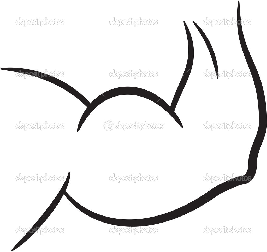 1023x966 Arm Clipart Black And White