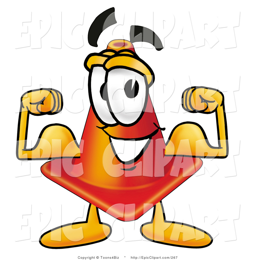 1024x1044 Clip Art Of An Orange Traffic Cone Mascot Cartoon Character