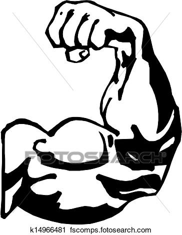 364x470 Clipart Of Man's Arm K6012054