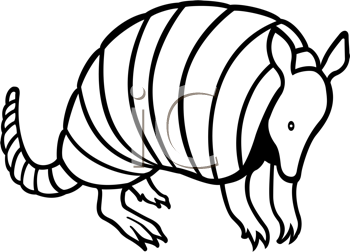 350x252 Armadillo Clip Art