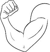 165x170 Strong Arms Clip Art