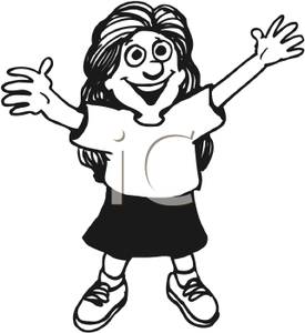 275x300 Young Girl With Her Arms Stretched And Reaching Up