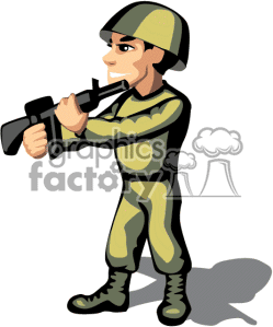 249x299 Army Man Clipart
