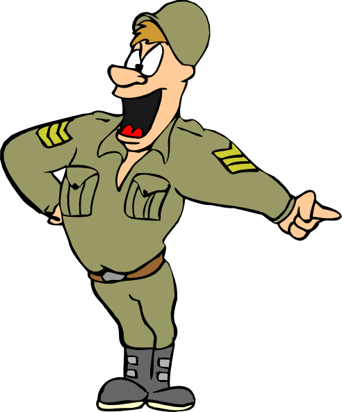 492x593 Army Sargeant Clip Art