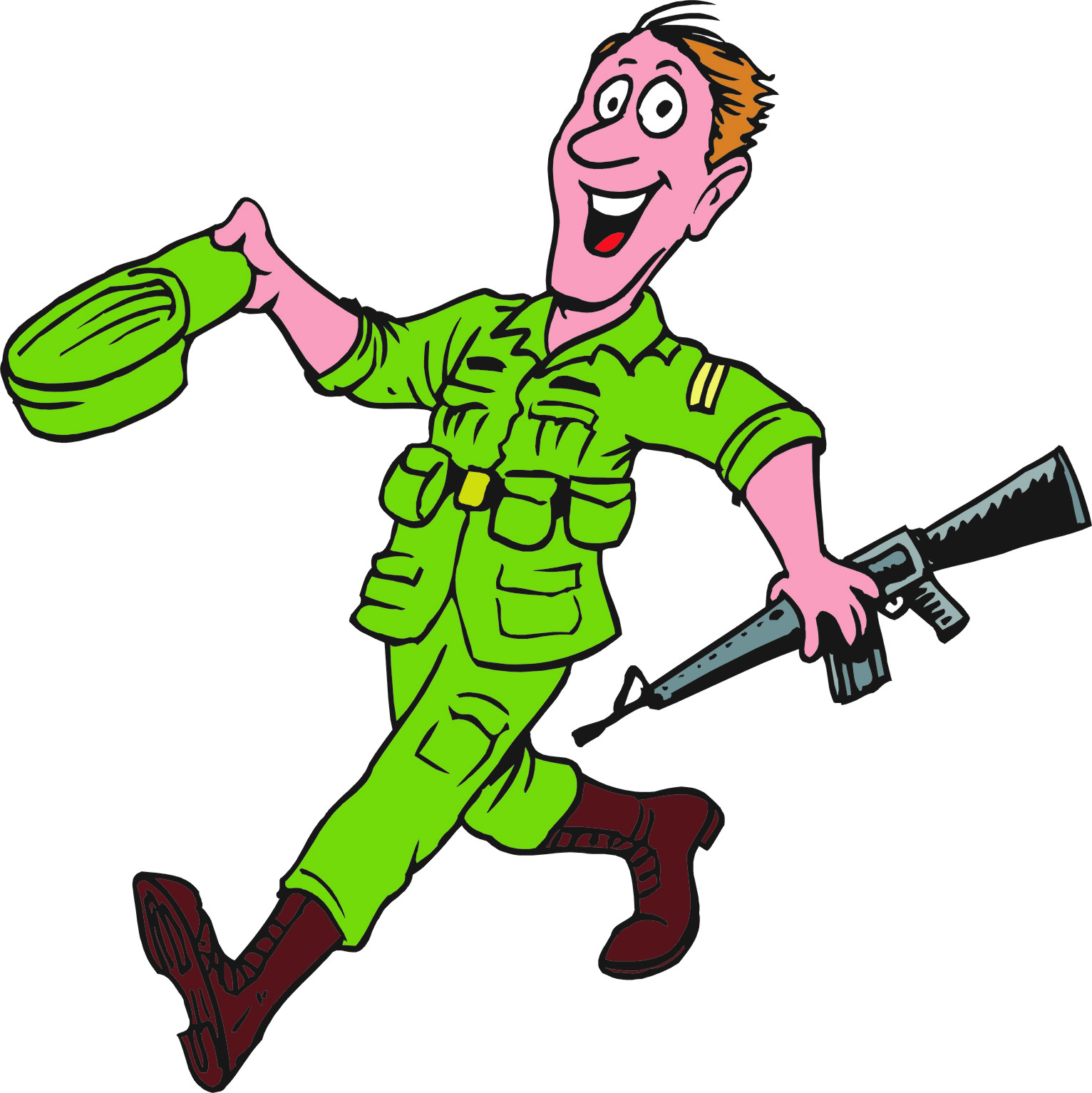 1532x1533 Army Clipart Soilder