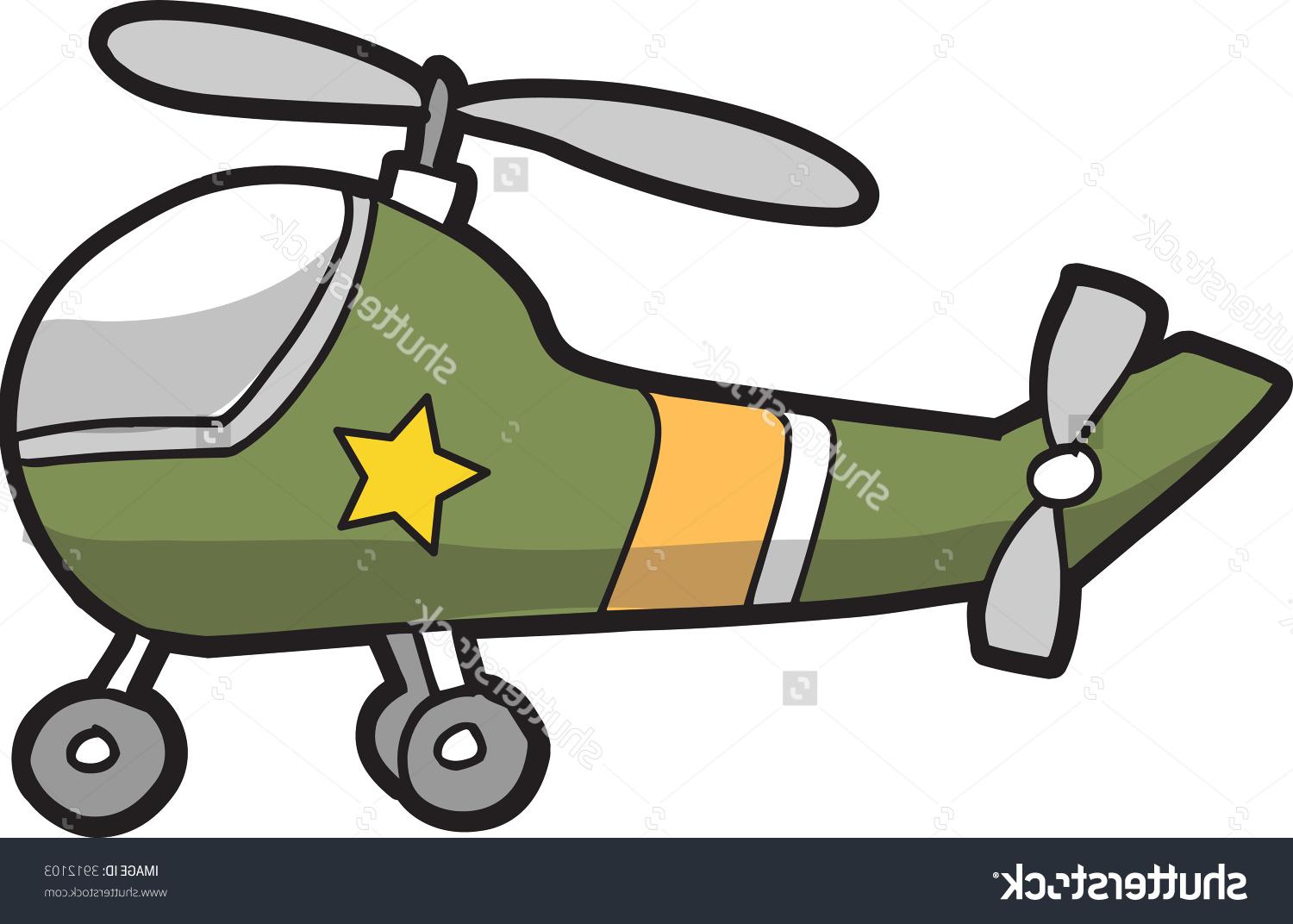 1500x1072 Top Stock Vector Cute Army Helicopter Illustration Library
