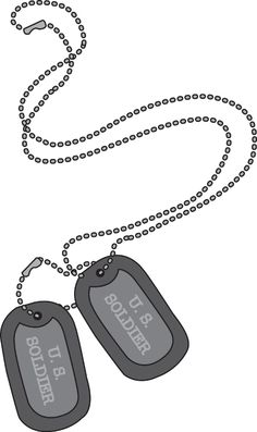 236x397 Military Dog Tags Clip Art
