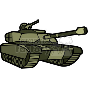 300x300 Royalty Free Military Tank 398005 Vector Clip Art Image